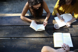 Students outside